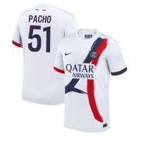 Paris Saint-Germain Willian Pacho #51 Vonkajší futbalový dres 2024-25 Krátky Rukáv